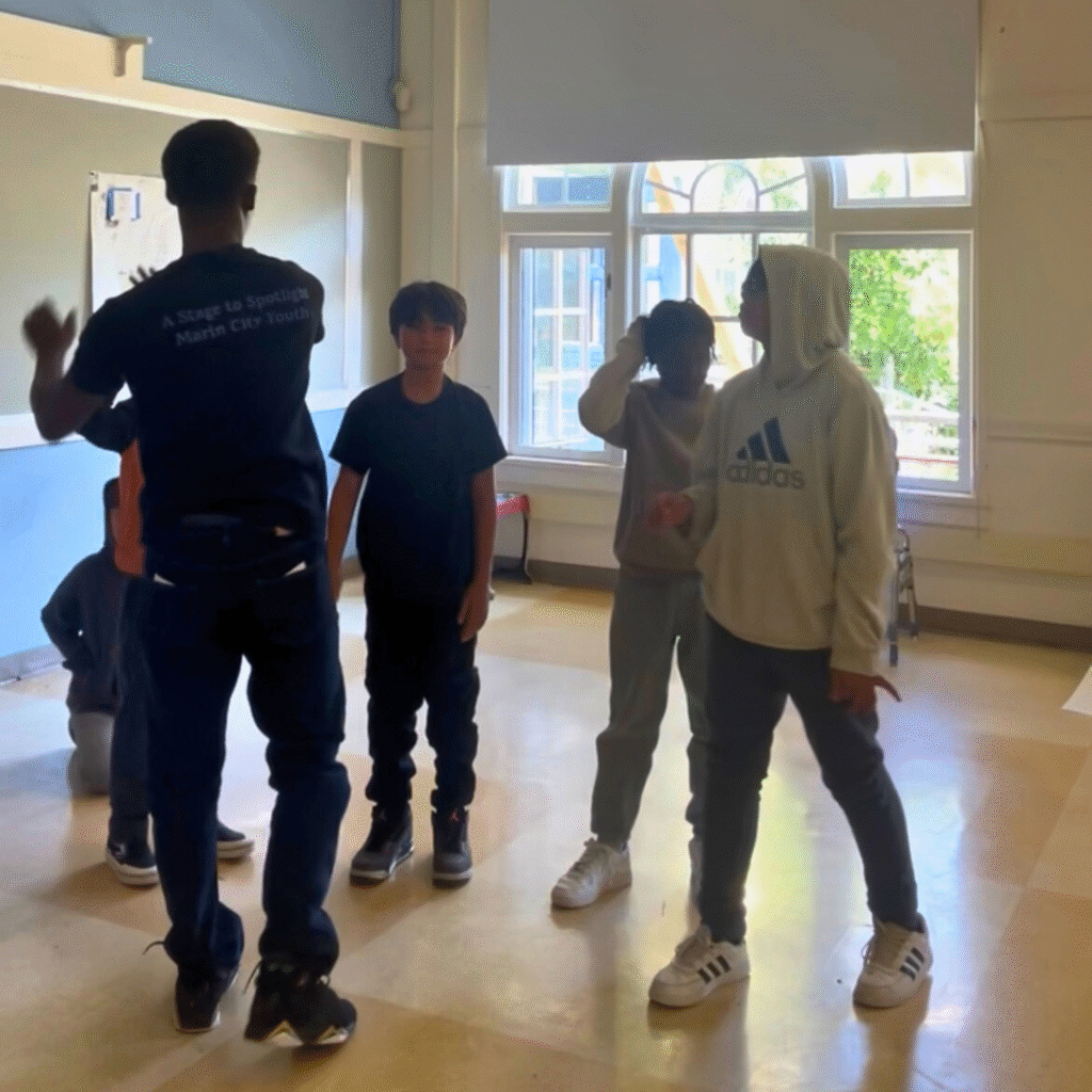 Andre teaching acting workshop